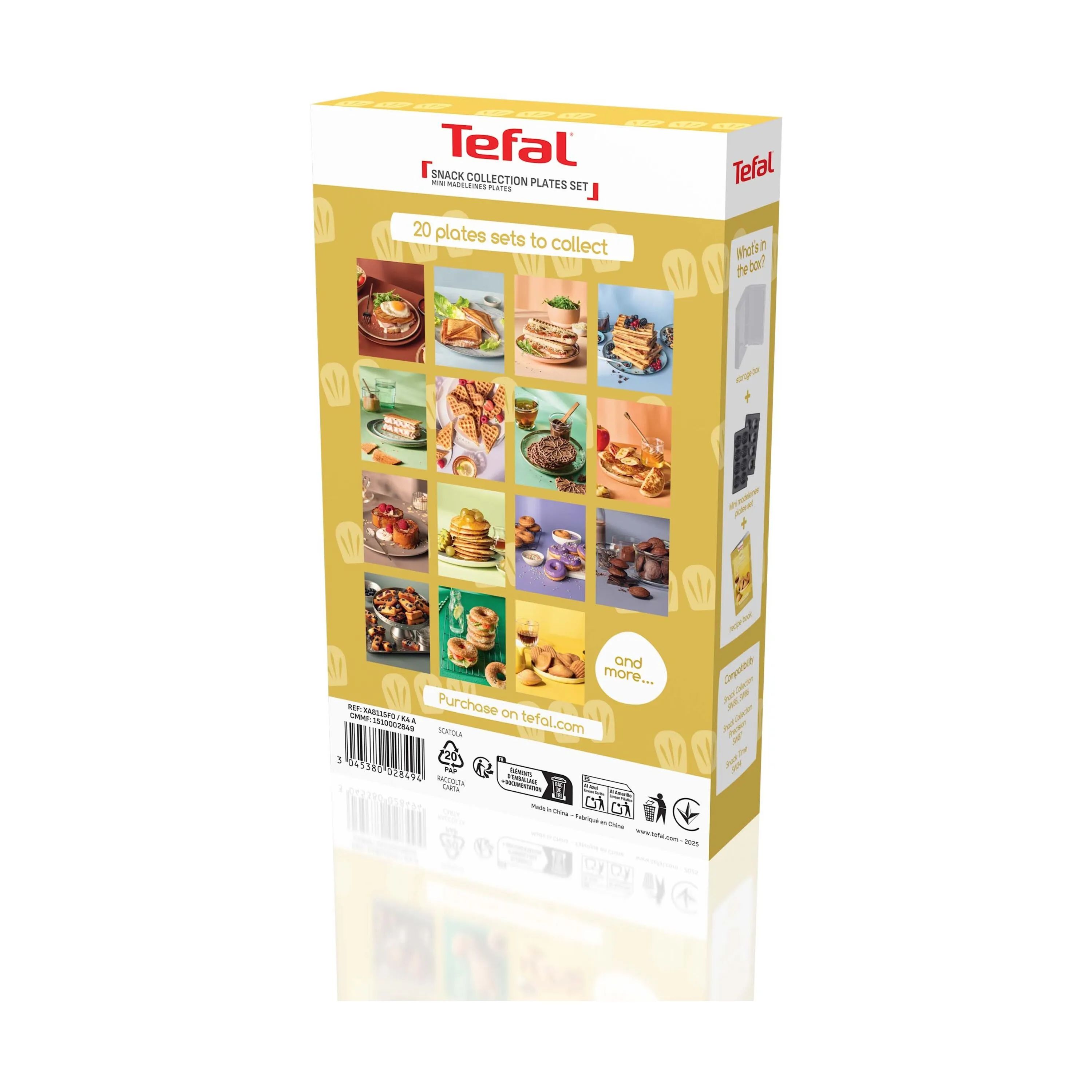 Tefal Bordgrill Snack Collection Plade - Mini madeleines i Mini madeleines, 5