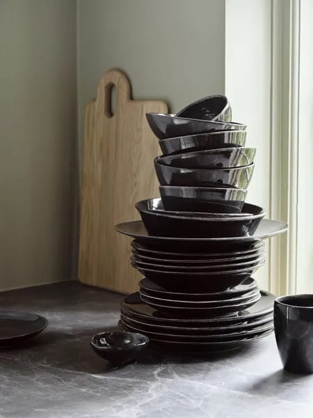 Broste Copenhagen Middagstallerkener Nordic Coal Middagstallerken i Charcoal, 2