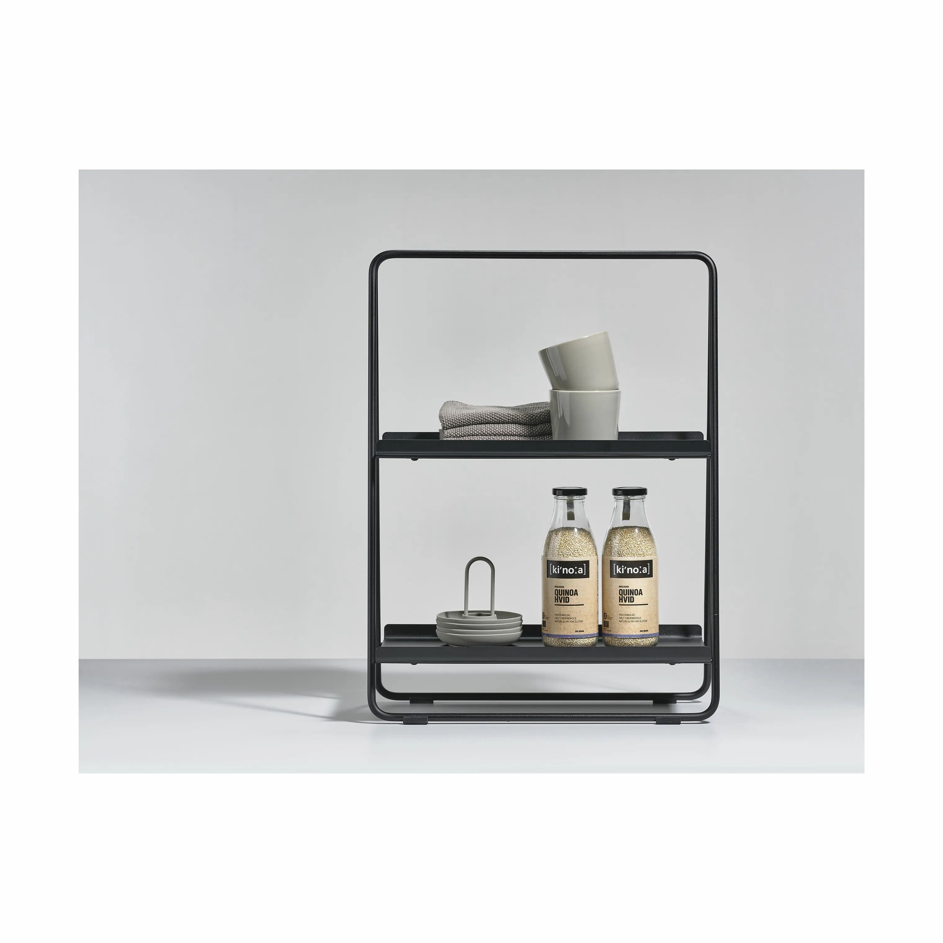 Zone Reoler og tilbehør A-collection A-Table Reol i Black, B23 x L43 cm, 2