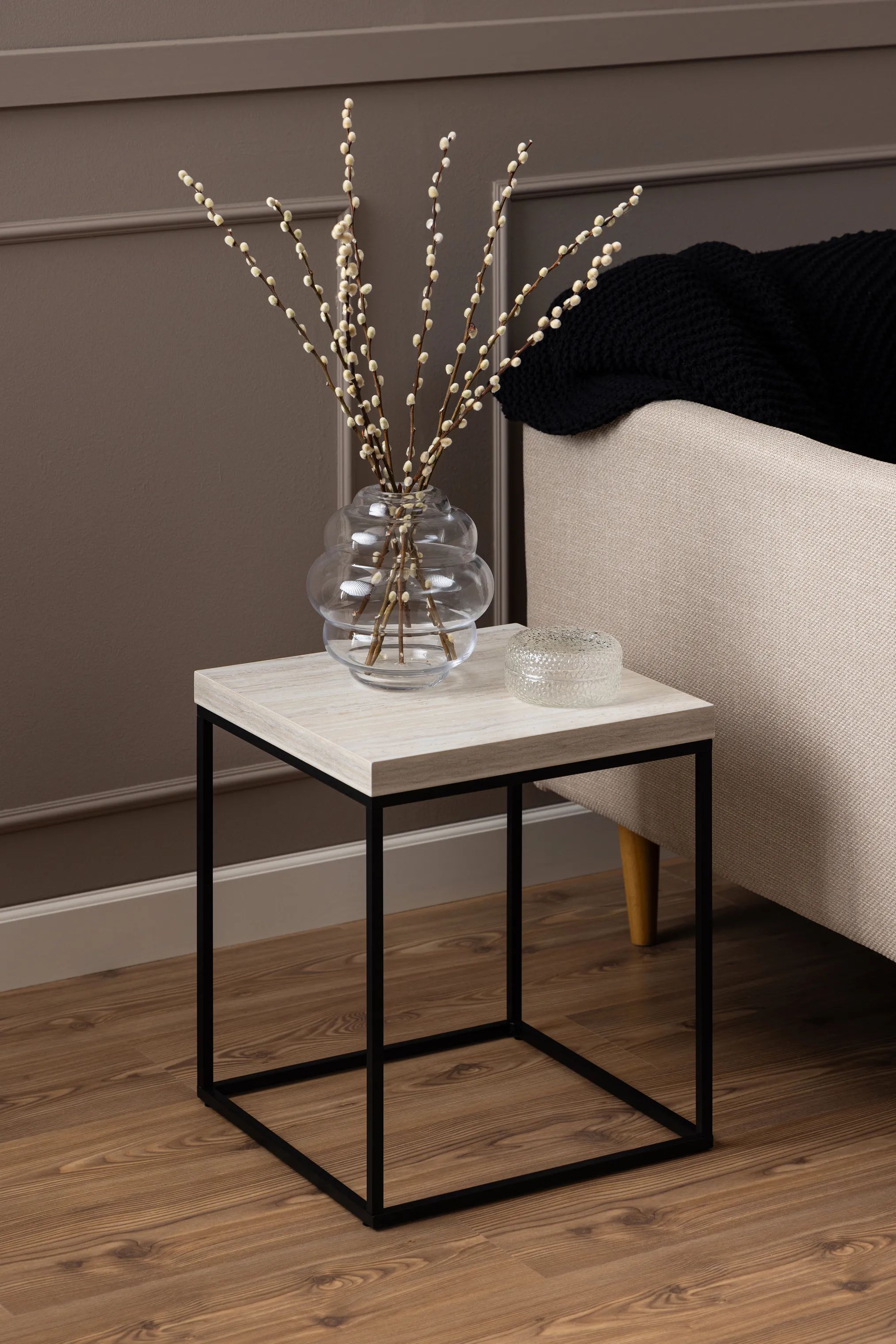 CASA Living Sofaborde Barossa Sofabord i Beige, B40 x L40 cm, 2