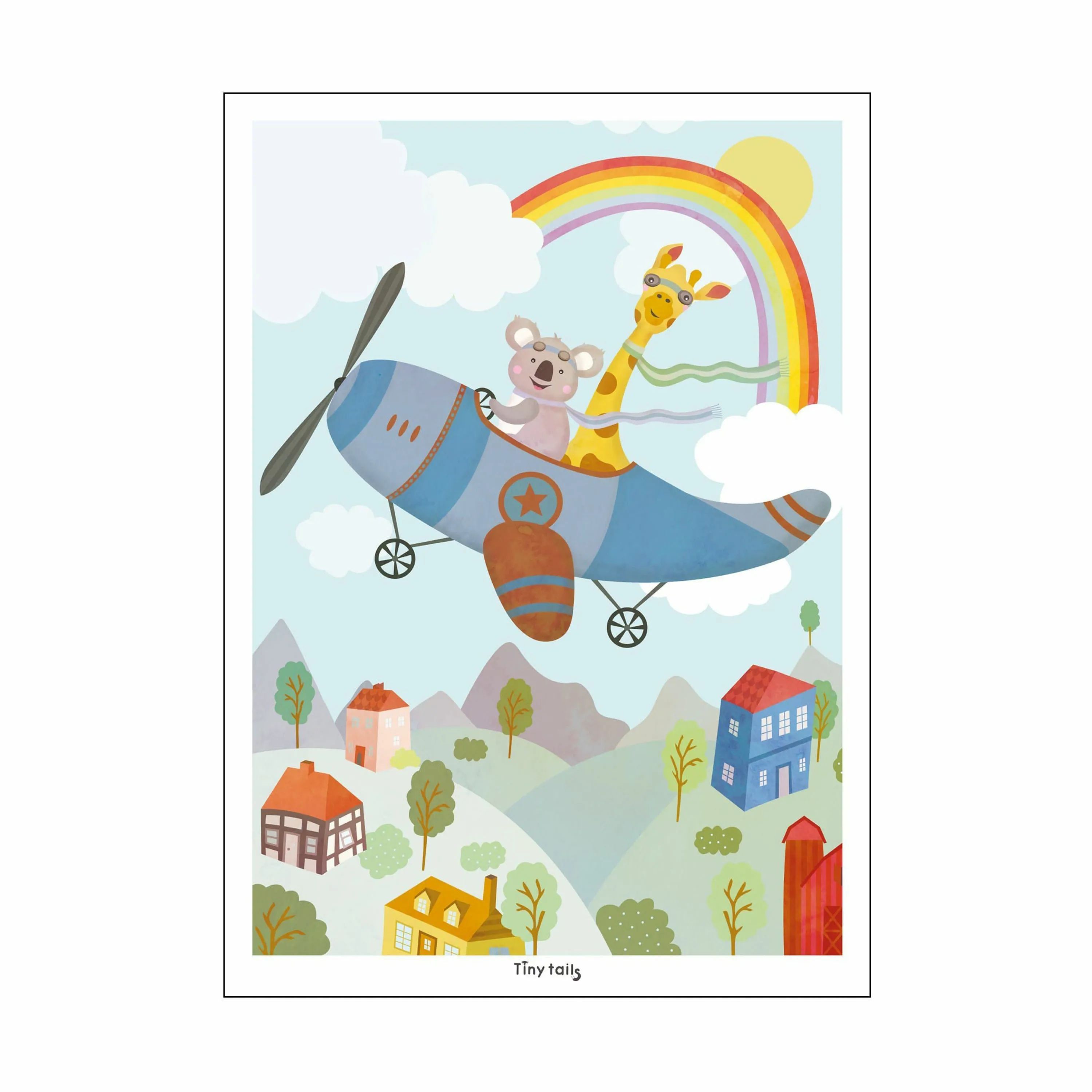 Poster&Frame Plakater Plakat - Flyverplakat i B29,7 x L42 cm, 1