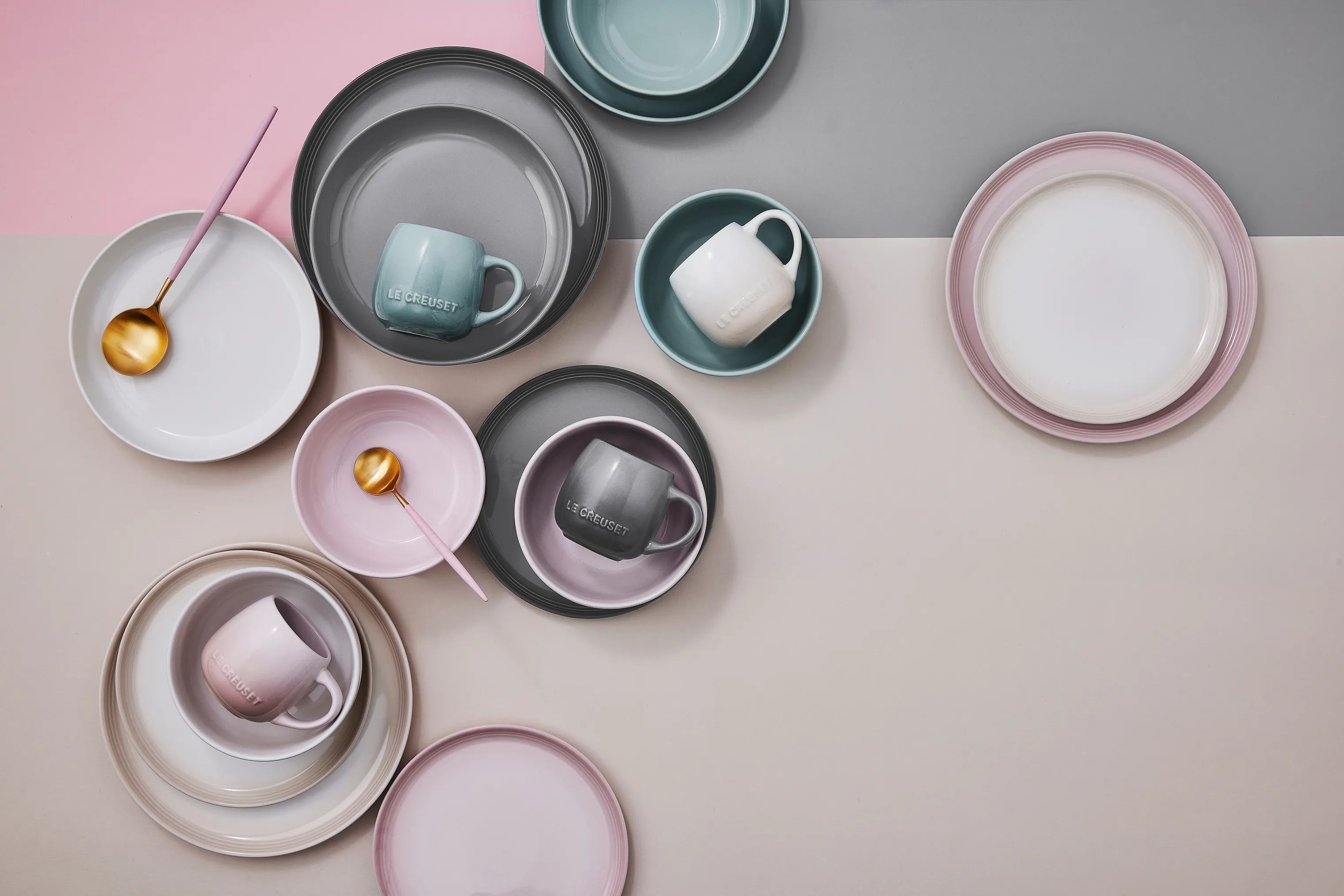Le Creuset Middagstallerkener Coupe Collection Coupe Middagstallerken i Flint, 27 cm, 2