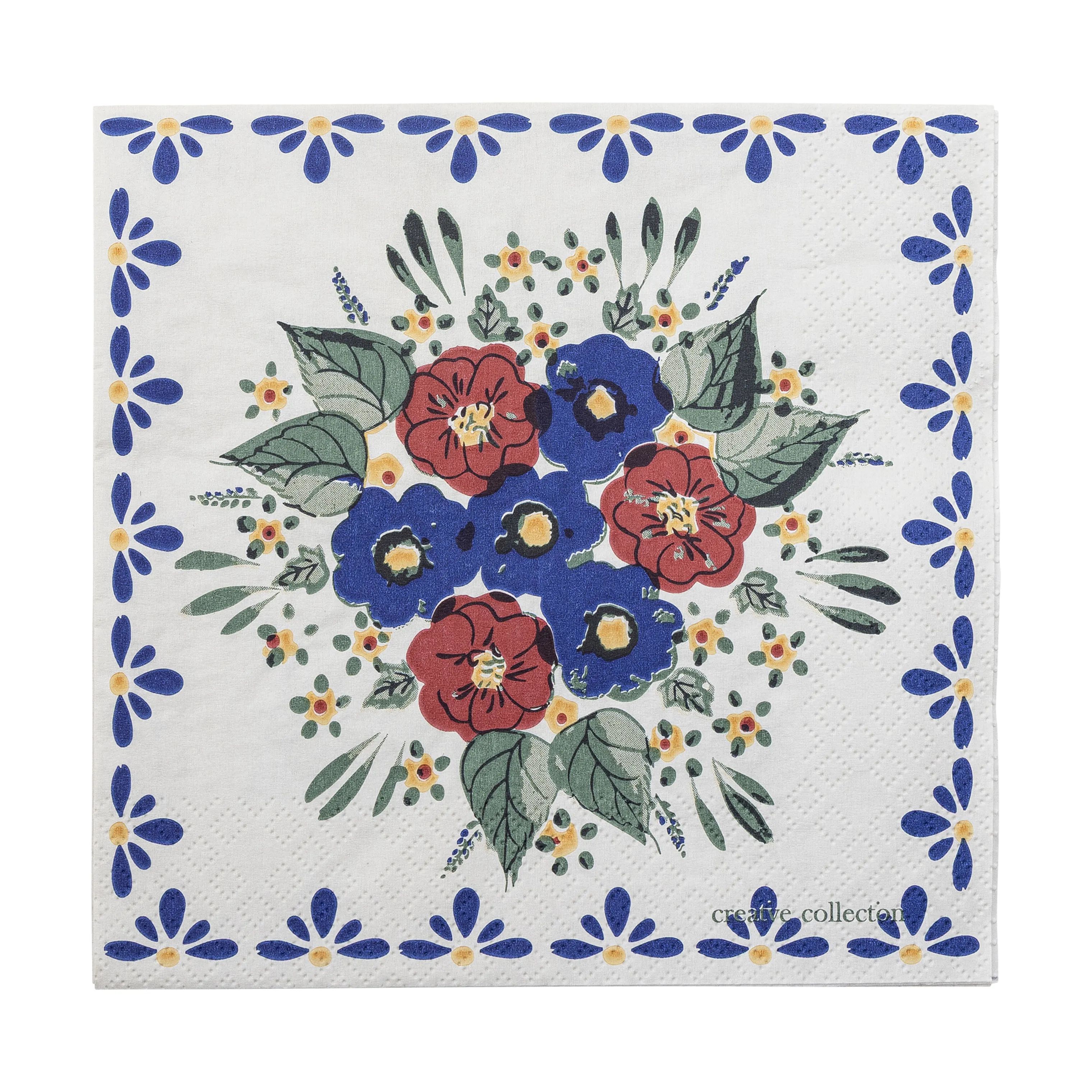Creative Collection Servietter Florist Serviet - 20 stk. i Multifarvet, 1