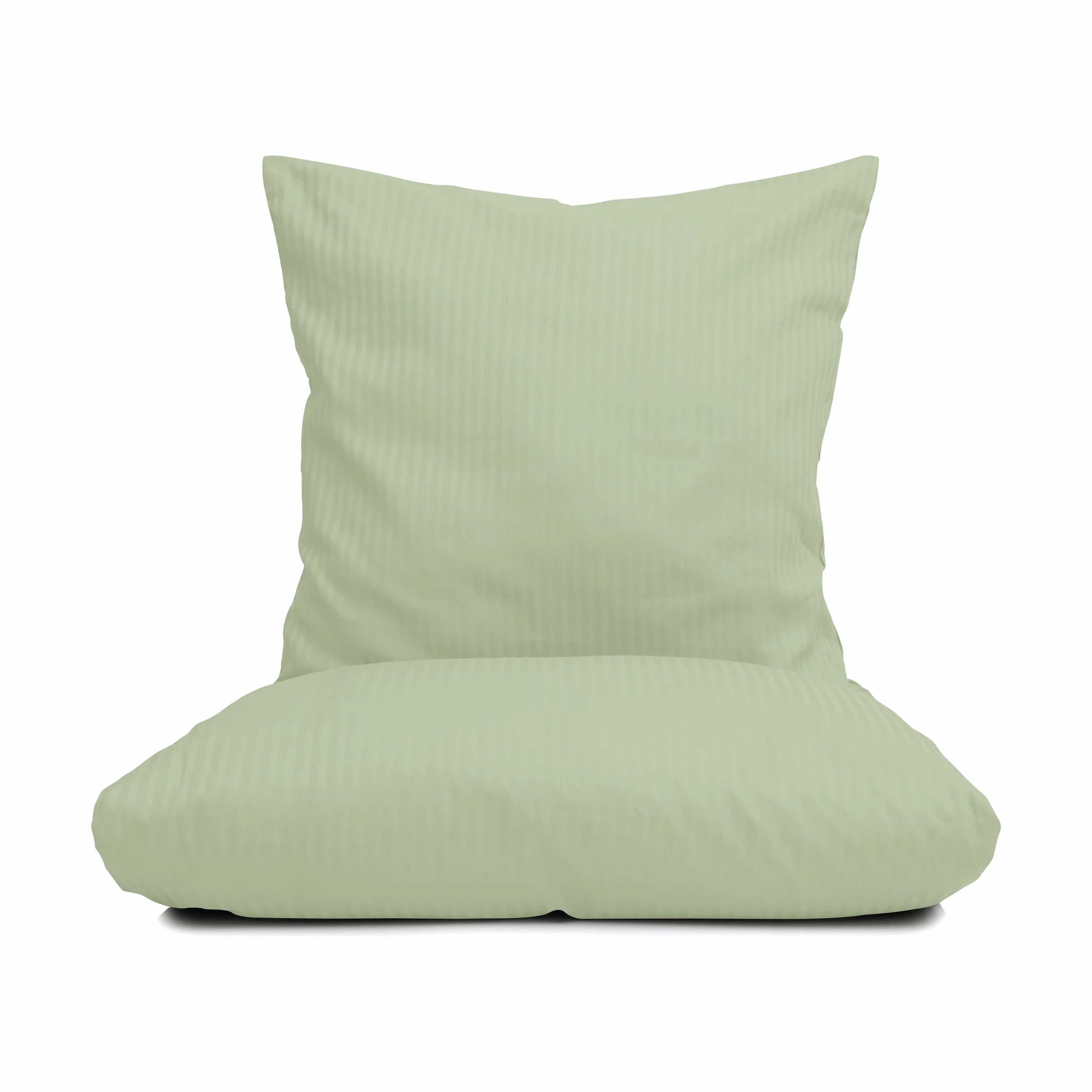 CASA Living Sengetøj Basic Sengetøj i Grøn, B140 x L220 cm, 1