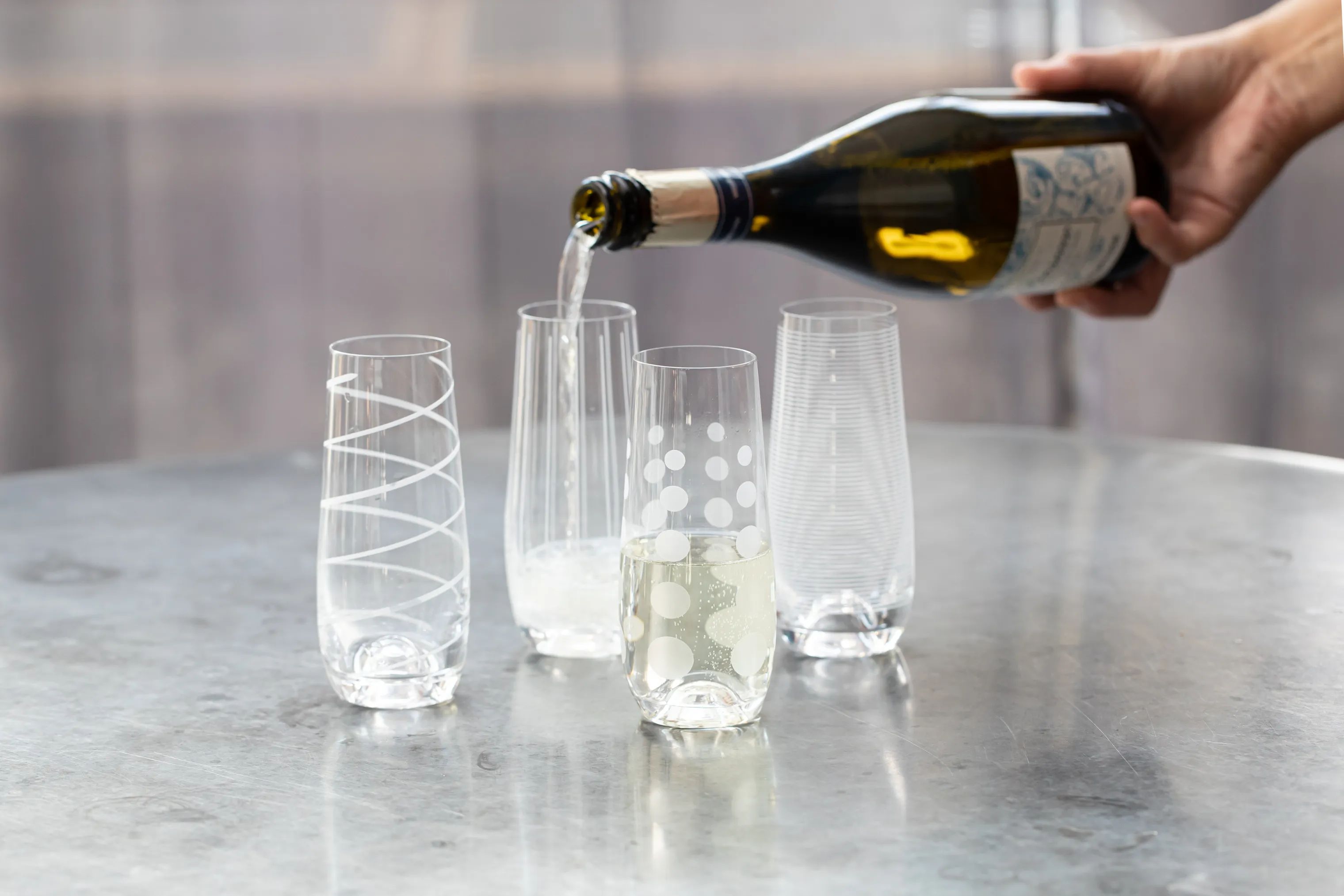 Mikasa Champagneglas Cheers Champagneglas - 4 stk. i Klar, 4