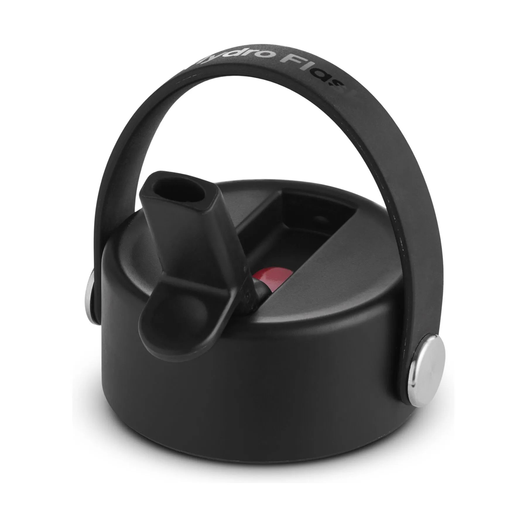 Hydro Flask To go kopper Wide Mouth Flex Straw Låg i Sort/rød/hvid, 3