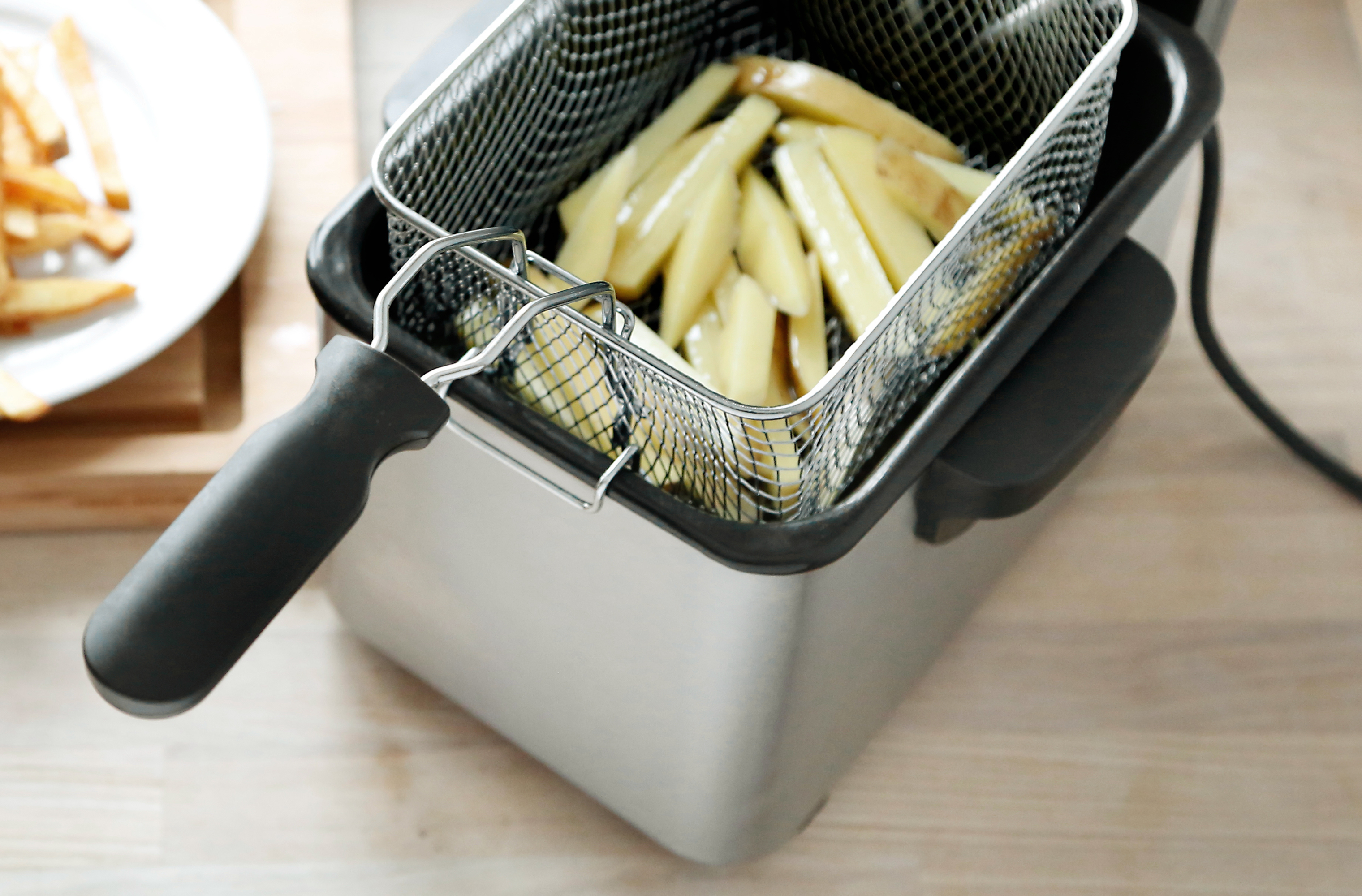 Frituregryde med pommesfritter
