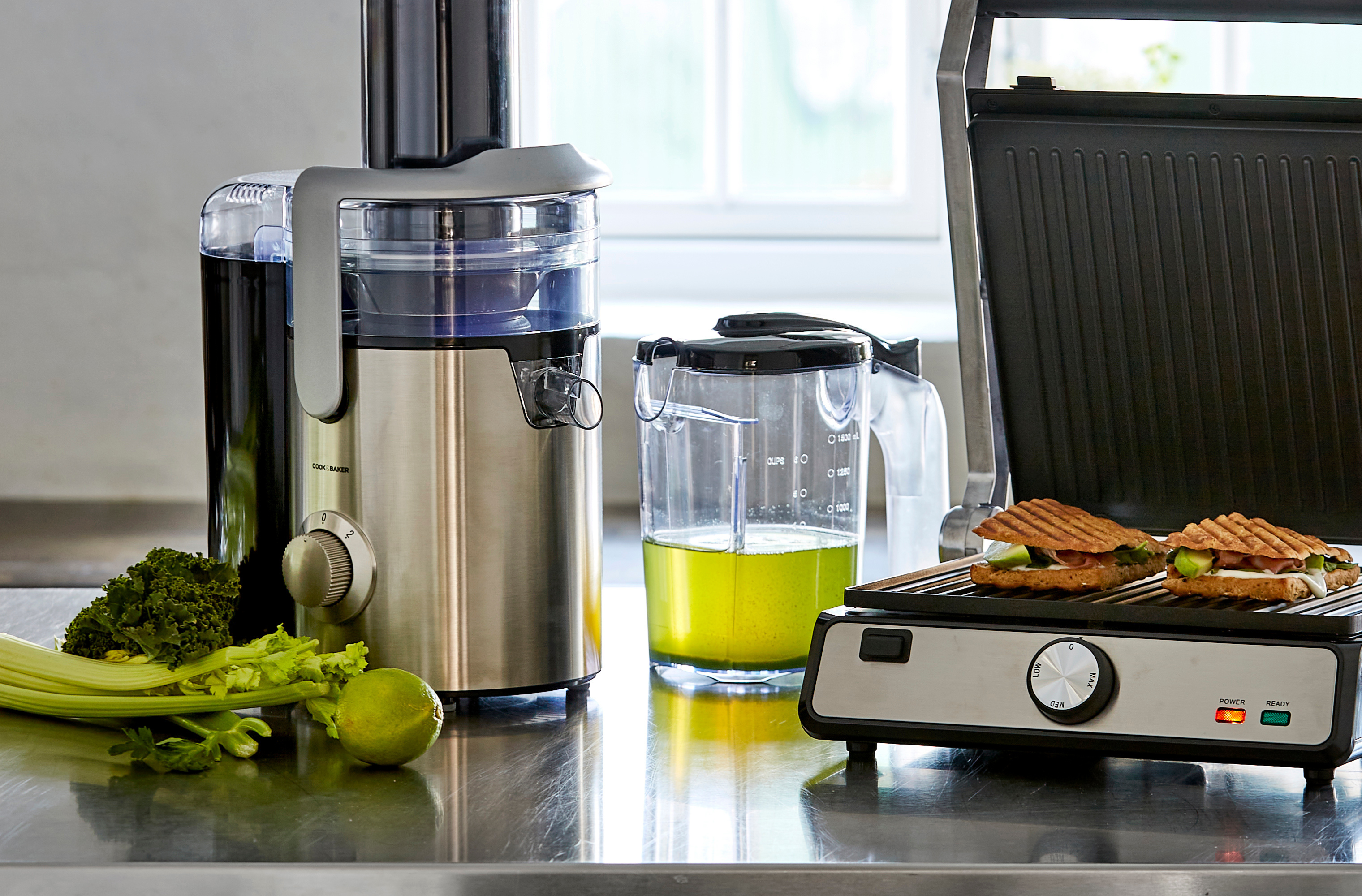 Tilbehør til saft- og juicepresser og paninigrill