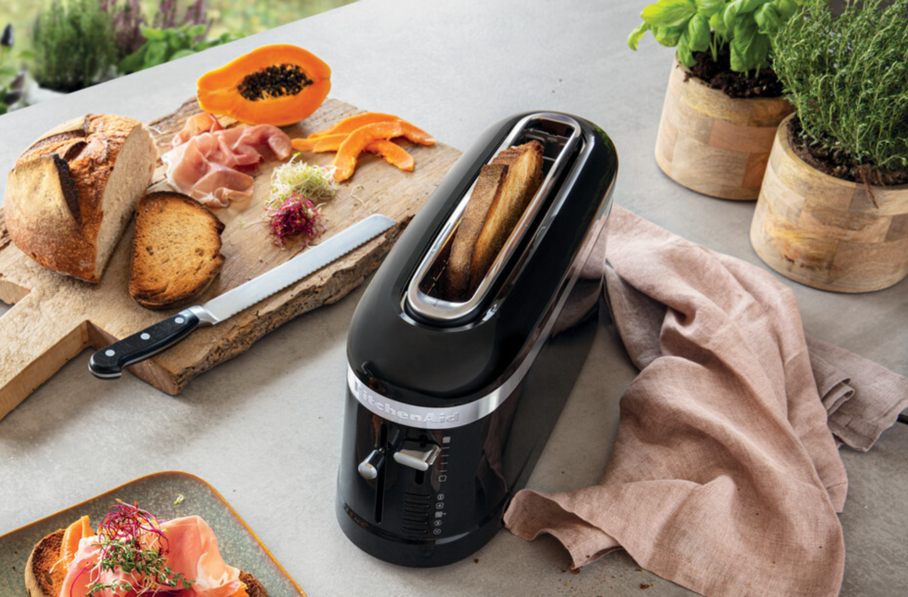 Brødrister fra kitchenaid med brød