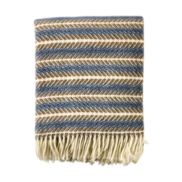 Mille Plaid, blå, large