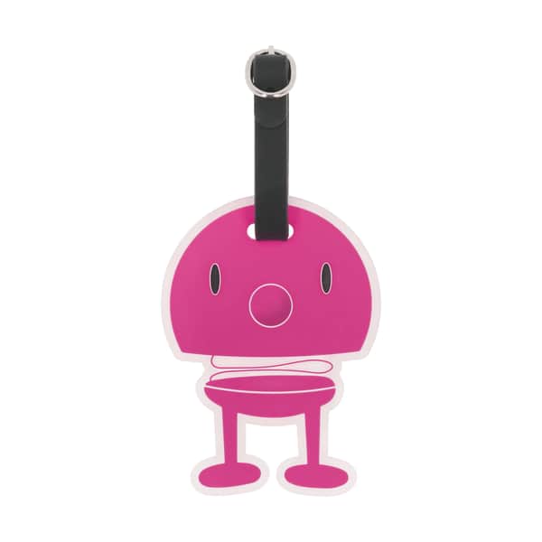 Kuffertmærke, pink, large