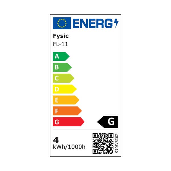 LED Bordlampe FL-11, hvid, large