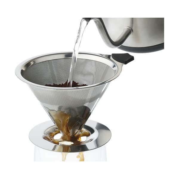 Kaffefilter, sølv, large