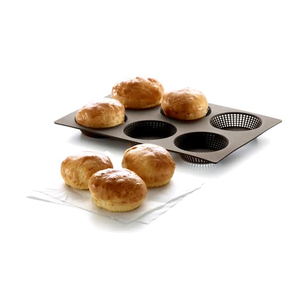 Bageform til boller, brun, large