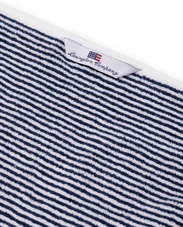 A Home in Bloom Håndklæde, navy/white, large