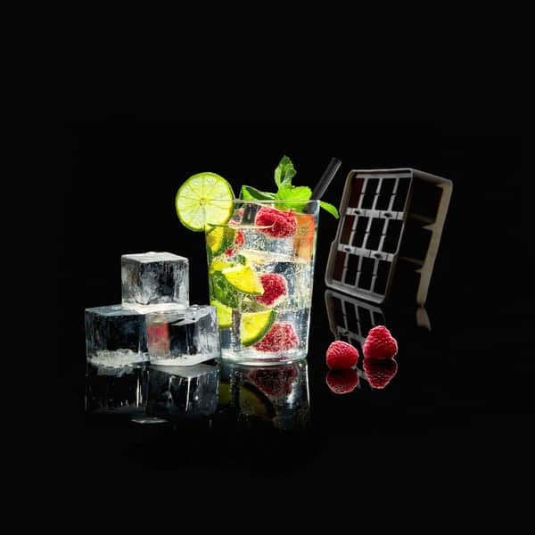 Isterningebakke Cubes, sort, large