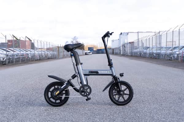 Mini El-cykel 2.0, koksgrå, large