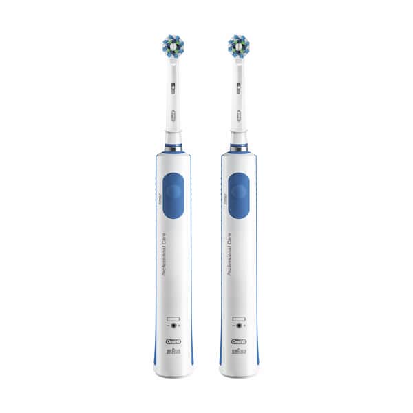 Oral-B Pro 690 Duo Eltandbørste 2 stk. - Hvid/blå | Imerco