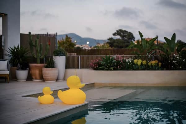 Duck-Duck Lampe - Lille, yellow, large