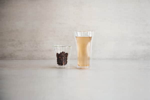 Assam Glas - 2 stk., transparent, large