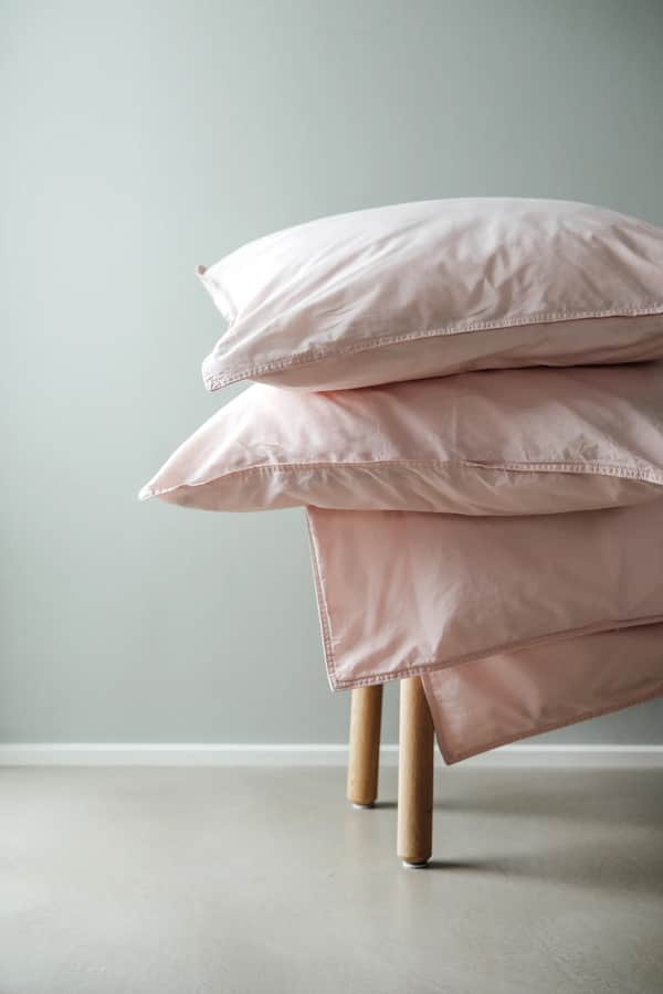 Sengesæt, rosa, large