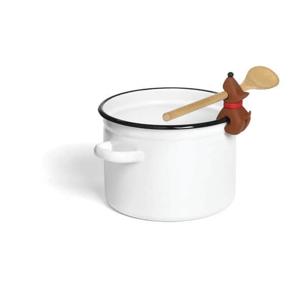 Buddy Ske- og grydelågsholder, brun, large
