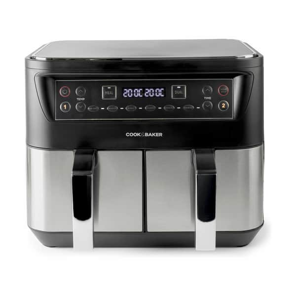 Cook & Baker - Dobbelt Airfryer - 2 X 3,8 Liter - 2460 Watt ...