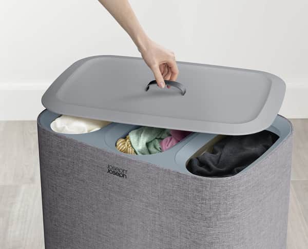 Tota Trio Vaskekurv, grey, large