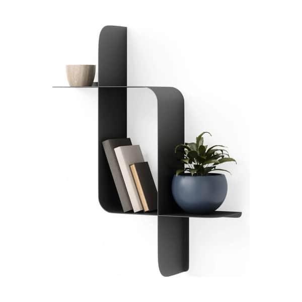 Montage Hylde - 2 stk., sort, large