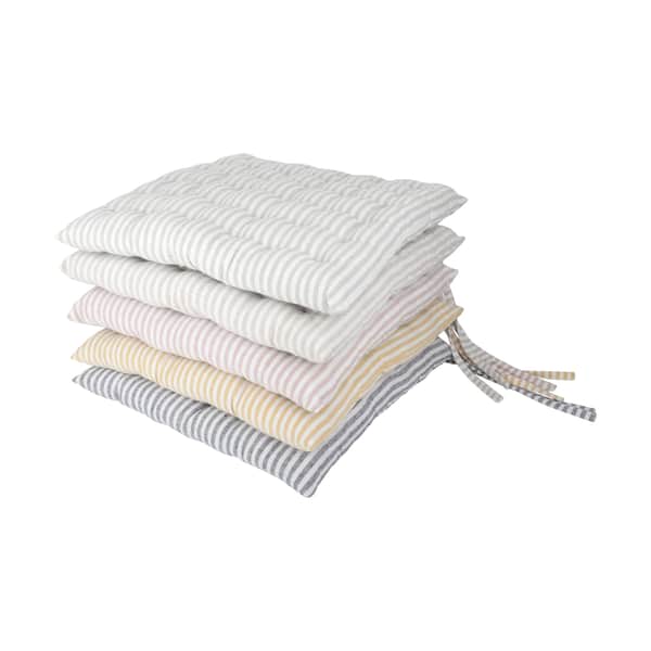 Siddehynde, beige striber, large