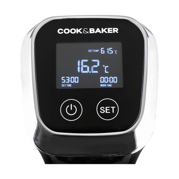 Cook & Baker - Vide Stav - 1300 Watt Plastik/rustfrit stål - Sort/stål |