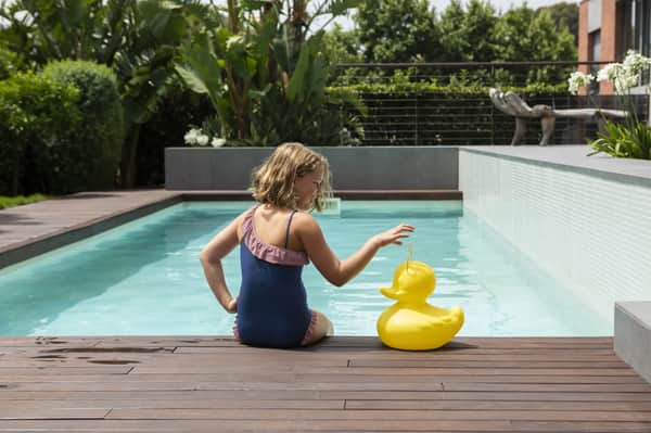 Duck-Duck Lampe - Lille, yellow, large