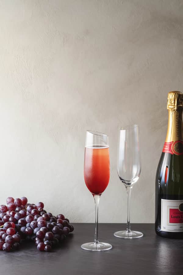 Champagneglas, klar, large