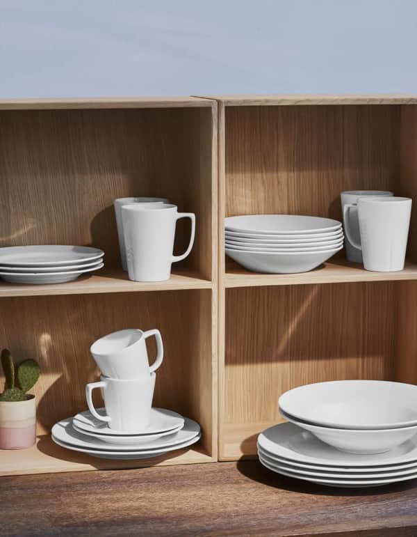 Grand Cru Frokosttallerken, hvid, large