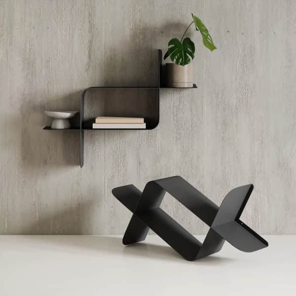 Montage Hylde - 2 stk., sort, large
