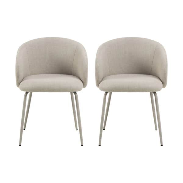 Eleanor Spisebordsstol - 2 stk, beige/grå, large