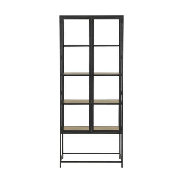 Seaford Vitrine, sort/natur, large