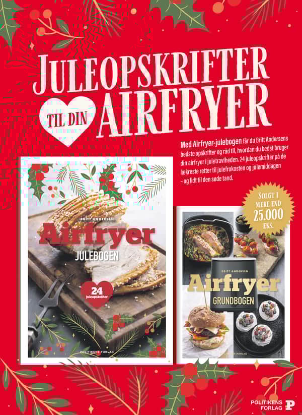 Airfryer Julebogen, rød, large