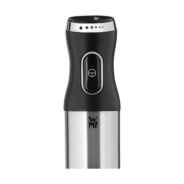 WMF Kult X Edition Stabmixer, 600 W, Pürierstab mit variabler Geschwindigkeitseinstellung & Kult X Edition Handrührer, Quirl mit 5 Geschwindigkeitsstufen, Turbofunktion, Handmixer 400 W, schwarz