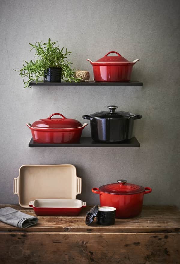 Le Creuset ovnfaste skåle Heritage Skål m. låg