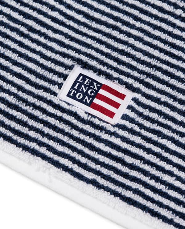 A Home in Bloom Håndklæde, navy/white, large