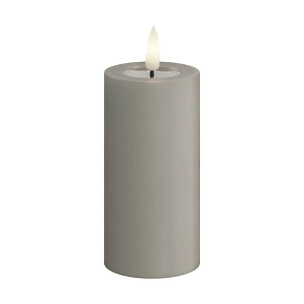 Real Flame LED Bloklys, sand, large