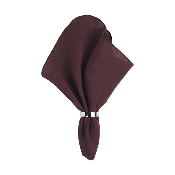Gracie Stofserviet, aubergine, large