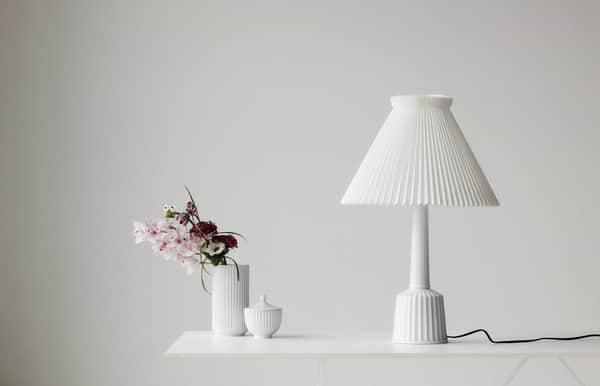 Lyngby Porcelæn bordlamper Esben Klint Bordlampe