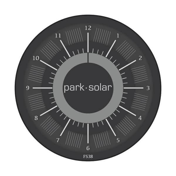 Park Solar p FS38 5100 Elektronisk P-skive med solceller