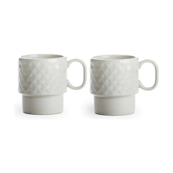 Coffee & More Kop - 2 stk., hvid, large
