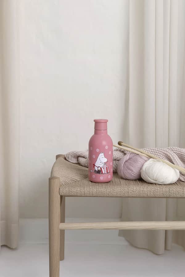 Drink It Moomin Termoflaske, rose, large