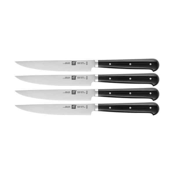 Zwilling - Steakknive - 4 dele - stål/plastik - Sort | Imerco