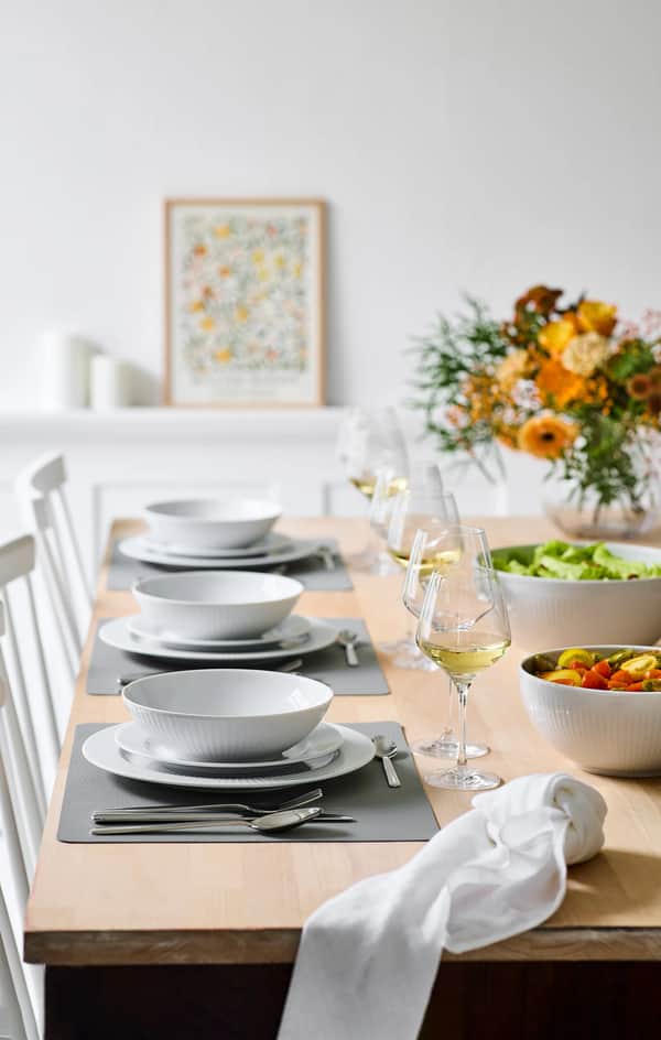 Legio Nova Frokosttallerken, hvid, large