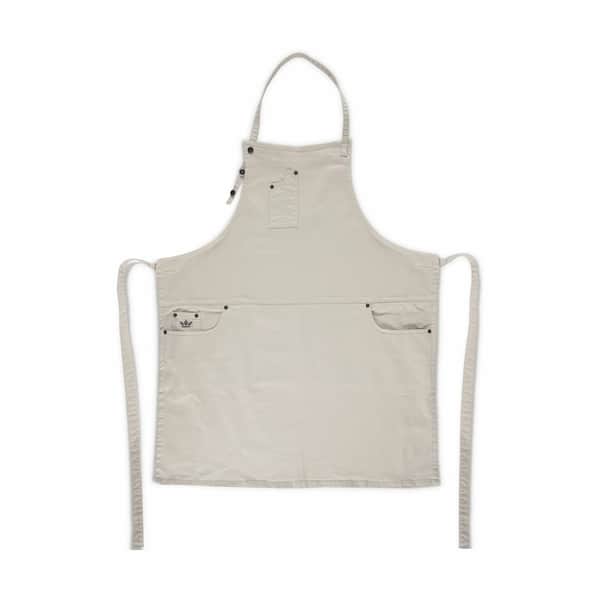 Forklæde m. 5 lommer - Slim, sandfarvet, large